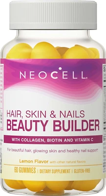 NeoCell Hair, Skin and Nails Beauty Builder Gummies with Collagen, Biotin, 60ct - Image 1 of 4