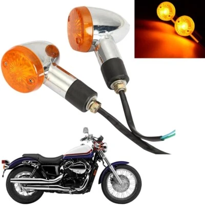 Luces de señalización de giro para motocicleta Yamaha V Star 250 650 950 1100 1300 Foto 1 de 4