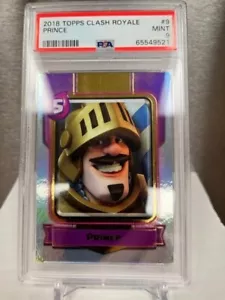 Topps Clash Royale EPIC 2018 tarjeta Prince PSA 9 muy baja población ver detalles - Imagen 1 de 2