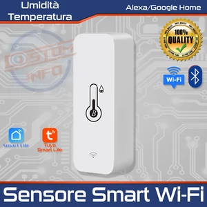 Tuya Sensore Termometro Con Igrometro, Wifi/BT Sensore Di Temperatura E Umidità - Imagen 1 de 30