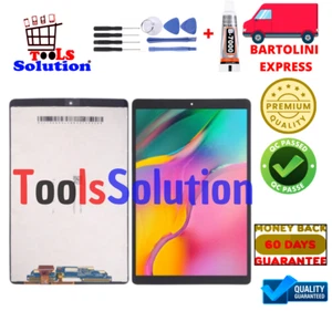 DISPLAY PER SAMSUNG  GALAXY TAB A 10.1 2019 T510 T515 RICONDIZIONATO  FRAME BLAC - Imagen 1 de 1