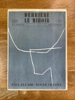 Derriere le Miroir 17, Miró, Braque, Giacometti lithos, 1959, vintage INV2112 - Image 1 of 2