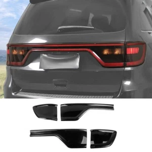 For Dodge Durango 14+ Blackened Rear Indicator Tail Lights Back Lamp Cover Trims - Bild 1 von 15