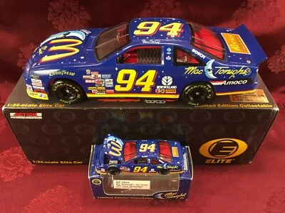 BILL ELLIOTT 1997 #94 McDonalds Mac Tonight Ford Thunderbird 1/24 ELITE 1/64 SET - Image 1 of 4