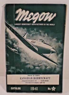 1941 MEGOW самолет модель каталог корабль лодка пробкового самолета хобби Филадельфия - Изображение 1 из 4