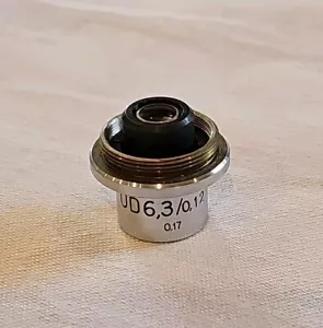 Adattatore obiettivo microscopio CARL Zeiss UD6,3/0.12 0,17 spedizione gratuita - Foto 1 di 8