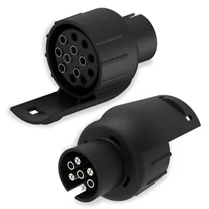 GADLANE 7 to 13 Pin Plug Trailer Truck Electric Adapter Towing Socket Converter - Picture 1 of 7