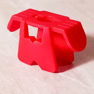 LEGO Red Ninja Armor Shoulder Pads Traditional Samurai Solid Color Open Front - Image 1 of 2