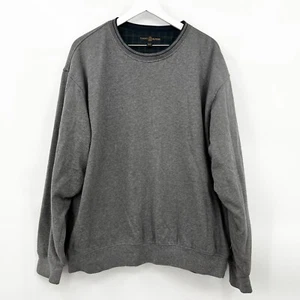 Vintage 90s Tommy Hilfiger Golf Cotton Pullover Sweatshirt Plaid-Lined Size XL - Picture 1 of 8