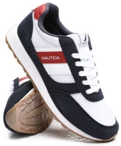 Nautica, Men's Fashion Sneakers Lace-Up Trainers Walking Shoes (Choose Size) - Picture 1 of 6