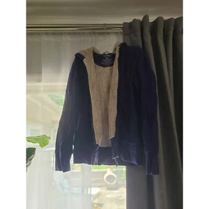 LL Bean Girls Size 18 XL Fur lined hoodie jacket - Picture 1 of 2