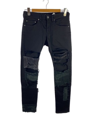 UNDERCOVER 23SS Pantalone Slim Elasticizzato Rigido Danneggiato 2 Cotone UC1C4519