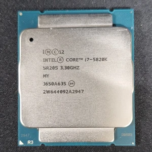 Intel Core i7-5820K SR20S: LGA2011-3 6C/12HT 3.3GHz 3.6Ghz/Turbo 15M/L3 140W/TDP - Picture 1 of 2