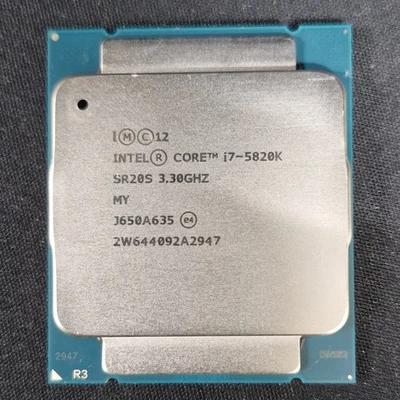 Intel Core i7-5820K SR20S: LGA2011-3 6C/12HT 3.3GHz 3.6Ghz/Turbo 15M/L3 140W/TDP - Image 1 of 2