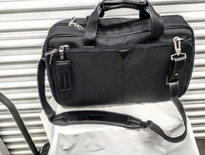 Johnston Murphy Ballistic Nylon Laptop Messenger Carryon Bag + Card Holder. 20" - Picture 1 of 17