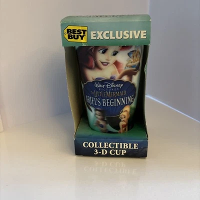 PROMO 2008 Best Buy Exclusiva Taza 3D Disney’s Little Mermaid «Ariel’s Beginning Foto 1 de 4