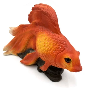 VINTAGE UNIVERSAL STATUARY GOLDFISH STATUE FIGURINE COASTAL DECORATION 1994 - Picture 1 of 12