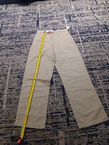 Gap Kids Easy Fit Khakis Pants Wide Leg Baggy Chinos Y2K Cotton 16 Regular NWT - Picture 1 of 15