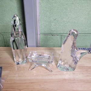 Dansk Krippenfiguren Voll Bleikristall 04896 Jesuskind Maria Josef Japan - Bild 1 von 8