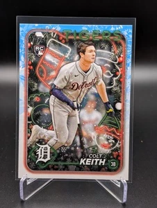 2024 Topps Holiday COLT KEITH #H62 Rookie RC Detroit Tigers - Picture 1 of 2