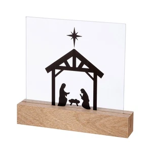 Soporte de mesa María y José / Belén - Decoración de Navidad (*NUEVO*)(*EMBALAJE ORIGINAL*) - Imagen 1 de 2