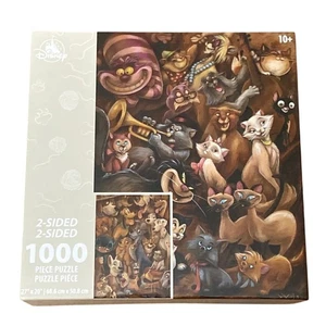 Disney Parks Katzen und Hunde zweiseitiges Puzzle 1000 Teile Aristocats Neu  - Bild 1 von 8
