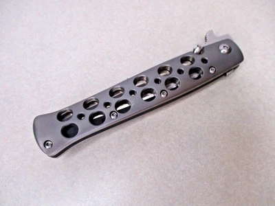 NAVAJA PLEGABLE DE ACERO FRÍO JAPÓN 26S TI-LITE Ti Lite TITANIO LINERLOCK Foto 1 de 4