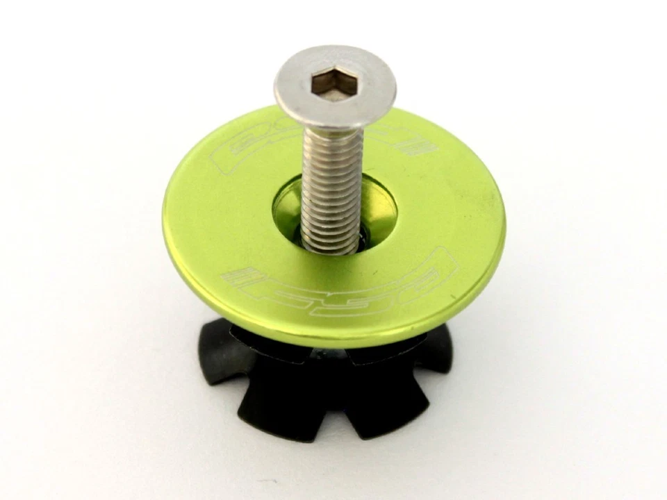 Tapa superior para auriculares de bicicleta FSA 1-1/8" + tuerca estrella + perno 8 colores Foto 1 de 1