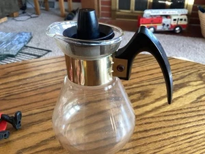 Corning One Cup Coffee pot With Filter And Lid - Picture 1 of 4
