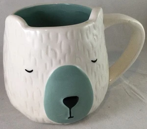 Llama Coffee Mug Animal Figure 3D Dimensional Cup Aqua - Picture 1 of 8