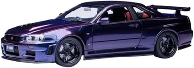 AUTOart 1/18 NISSAN SKYLINE NISMO R34 GT-R Z-tune Midnight Purple III die-cast - Image 1 of 4