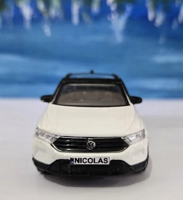VW T-ROC 1:43 Diecast placa de identificación personal niño niña juguete de cumpleaños regalo en caja Foto 1 de 4