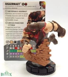 Heroclix Smash and Destroy Set Juggernaut #045 Chase Figura con tarjeta! - Imagen 1 de 1