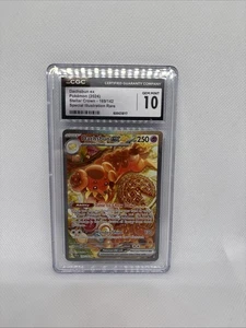 2024 Pokemon Dachsbun EX 169/142 Sv07 Stellar Crown Holo Card CGC 10 Gem Mint - Picture 1 of 2