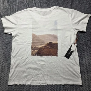 Venor Canyon Graphic Tee weiß Damen Gr. L Neu mit Etikett weiche Baumwolle Freizeit Outdoor Kunst - Bild 1 von 12