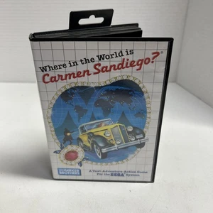 Where in the World is Carmen Sandiego? Sega Master CIB - Picture 1 of 5
