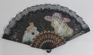 92537 Ventaglio in pizzo pieghevole - Picture 1 of 4