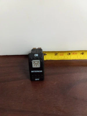Interruptor basculante cole para autobús escolar interruptor de luz interior 58326-15 Foto 1 de 4