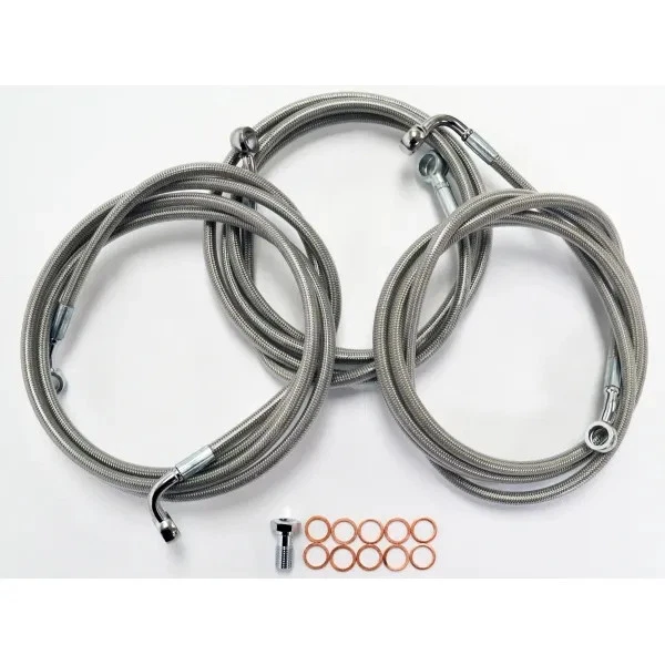 Kit de línea de freno de acero inoxidable La Choppers para modelos Harley Touring 14 - 15"... Foto 1 de 1