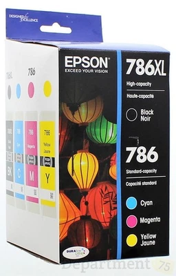 Epson786 XL Black + 786 Tri-Color - Image 1 of 2