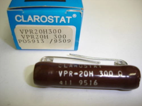 Clarostat VPR20H 300 Ohm Wirewound 20 Watt Resistor