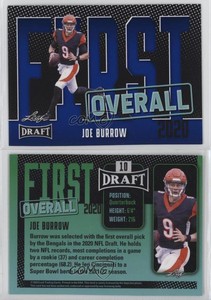 2023 Leaf Draft #1 Blue Joe Burrow #10