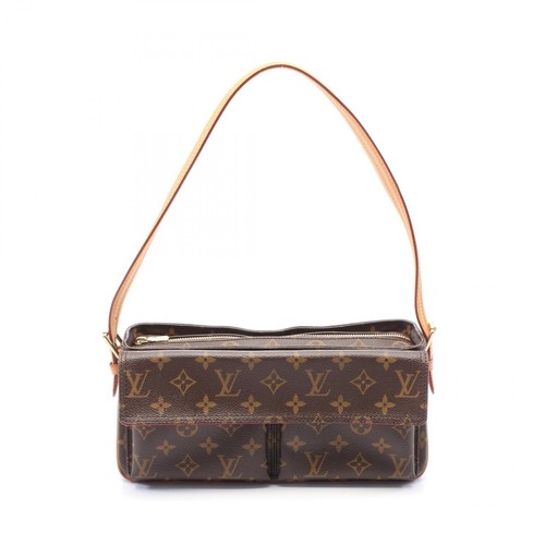 LOUIS VUITTON（LV） Borsa a tracolla Louis Vuitton Vivacite MM M51164 Monogram pelle marrone usata LV