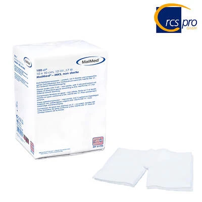Maimed Mull-Schlitzkompressen unsteril 100 Stück/Papiertüte 8-fach | 7,5x7,5cm