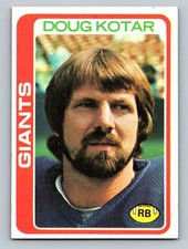 1978 Topps #119 Doug Kotar   New York Giants