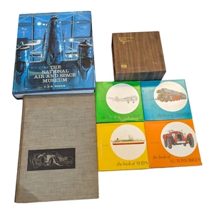 Lot of 3 Engineering books lot Space Transportation Cars Aircraft Ships - Picture 1 of 3