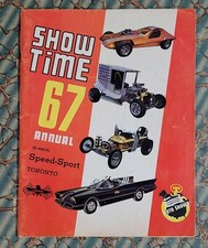Vintage 1967 Car Show Program MUNSTERS DRAG-U-LA Hot Rod Custom BARRIS BATMOBILE