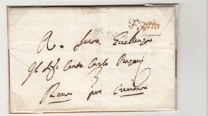 1780 Brief INTERNATIONAL LUCERA-CREMONA via FOGGIA-NEAPEL-ROM+VOLLMEIER-F815 - Bild 1 von 1