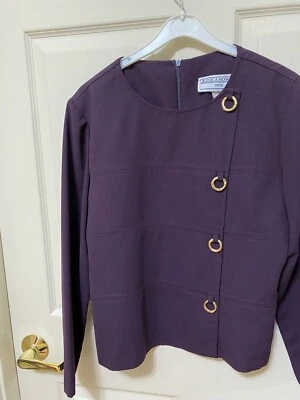JESSICA  HOWARD Petite Small Evening Jacket Deep Purple  - Image 1 of 3