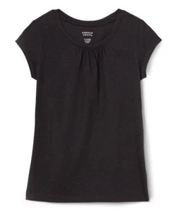 MSRP $8 French Toast Black Ruched Crewneck Tee Black Size XS - Picture 1 of 1